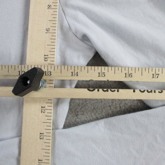 SKIMS Cotton Jersey Long Sleeve T Shirt Womens Medium Zen Blue Casual Crewneck - Picture 5 of 9